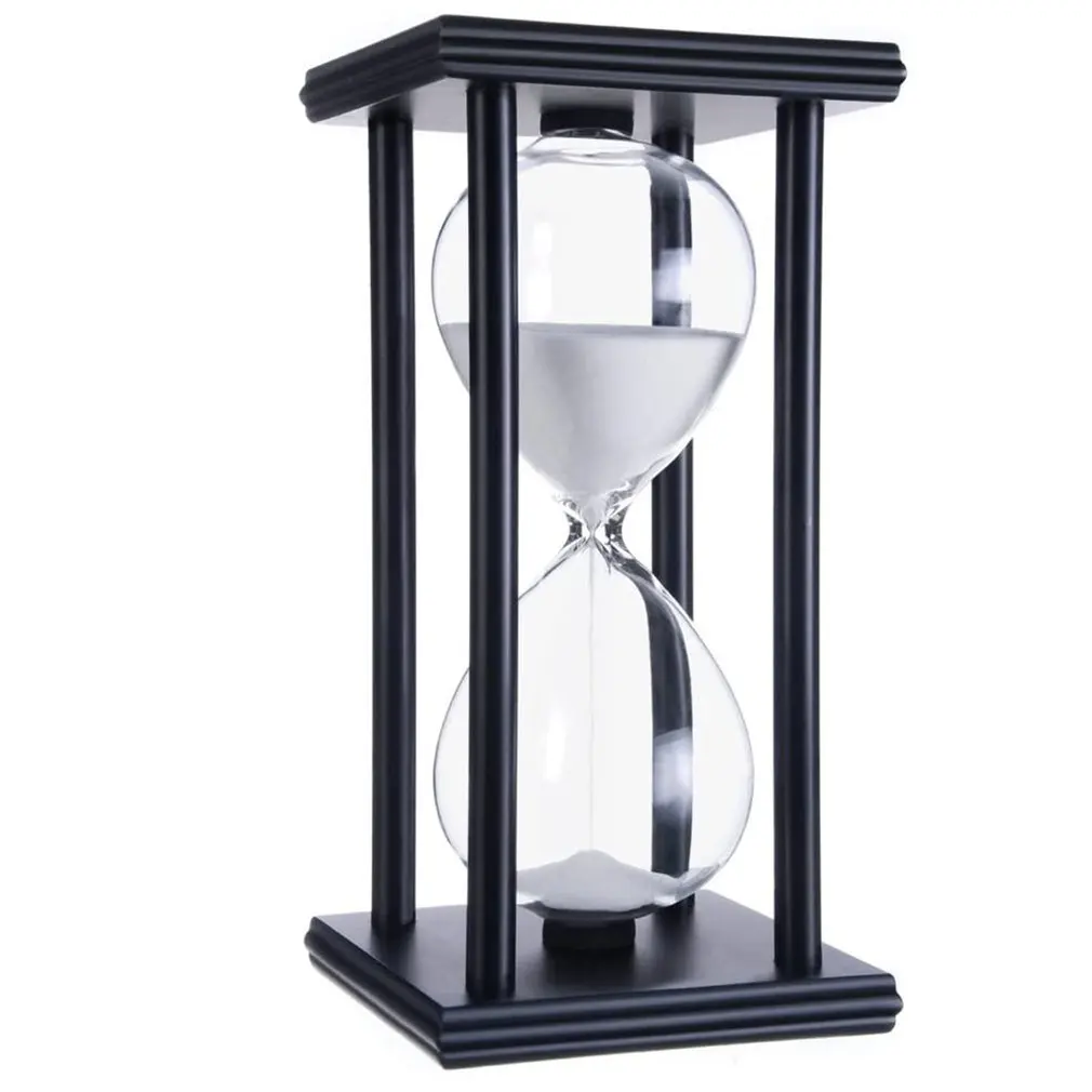 Маленькая коробка часы стекло деревянные поделки подарки 30 минут 20 практичные