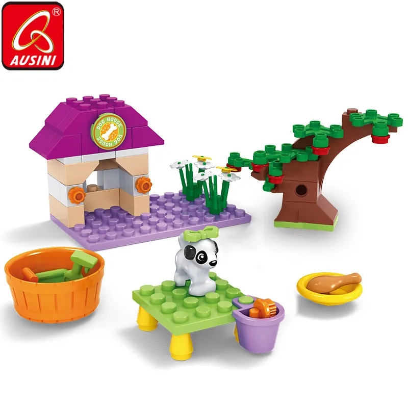 Конструктор AUSINI Собачья Ванна Детский конструктор мини фигурки для девочек