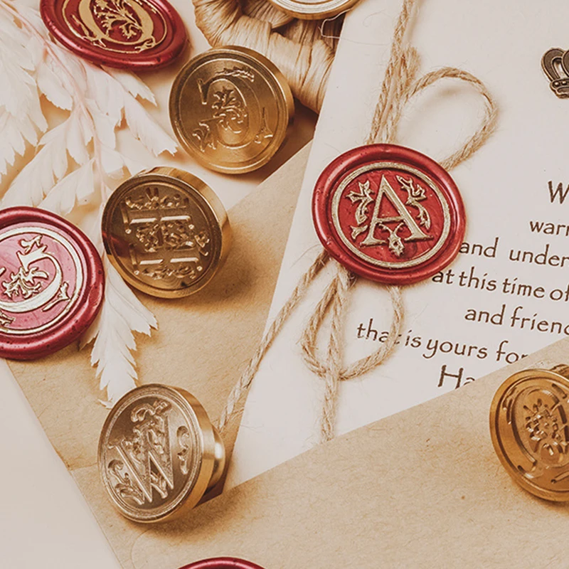 

Буквы, восковая печать, штамп, винтажная печать, головка штемпеля для скрапбукинга, открыток, конвертов, Свадебная подарочная упаковка