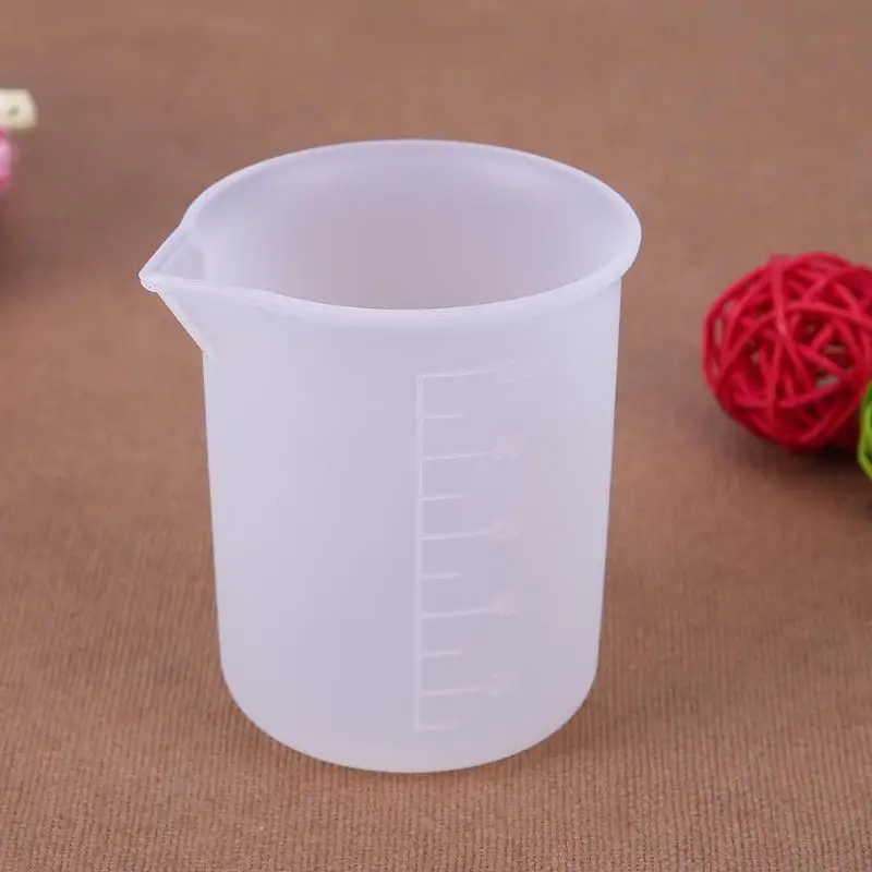Crystal Glue Silicone Measuring Cup DIY Cake Baking Mold Tool with Scale | Дом и сад