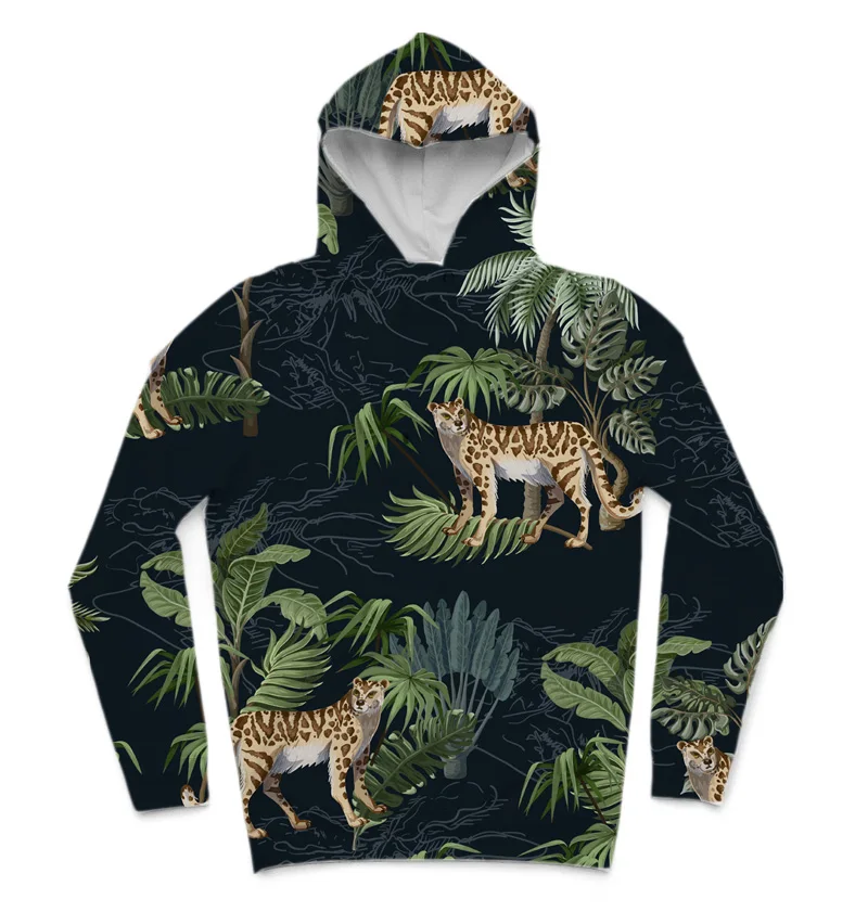 

Настоящий Американский кирпич шаблоны с леопардовым принтом и тропики высокого качества 3D сублимационной печати худи, толстовка, Большие размеры 5xl 6xl