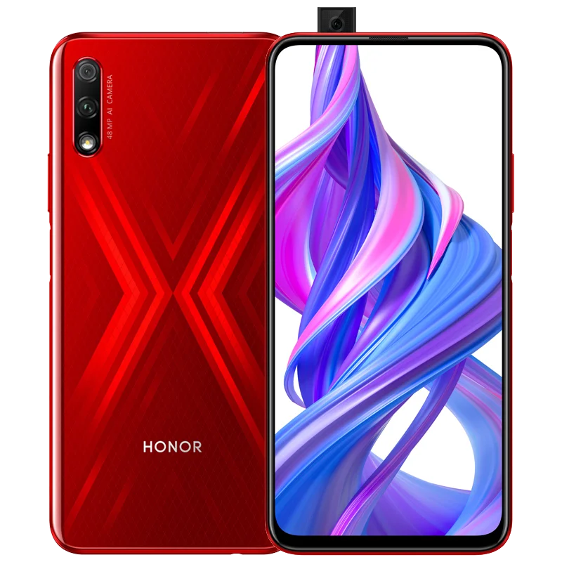 Google Play Honor 9X4 GB 64GB смартфон 6 59 ''полноэкранный Kirin 810 4000mAh 48MP фронтальная
