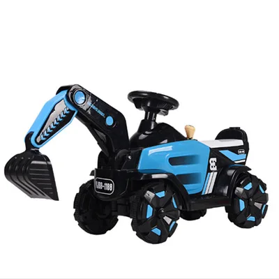 Детский раздвижной экскаватор может кататься на полностью электрическом для