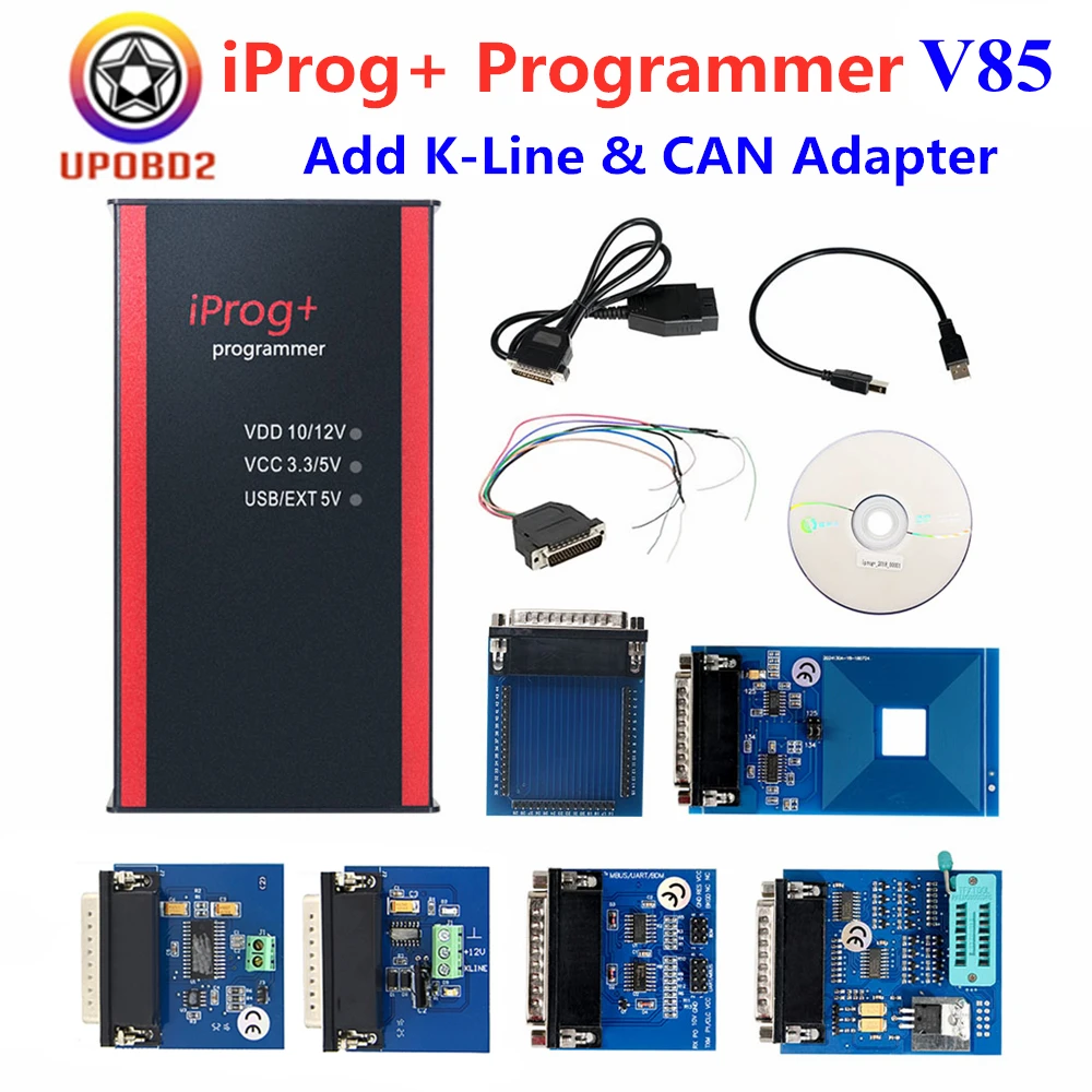 Программатор и диагностика iProg + Pro V85 поддержка IMMO коррекция пробега сброс