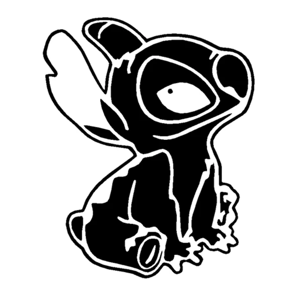 

Hot Sell Car Stickers Stitch Cartoon Funny Decoration Creative Decals for Windshield Auto Tuning Styling Vinyls 19x16cm