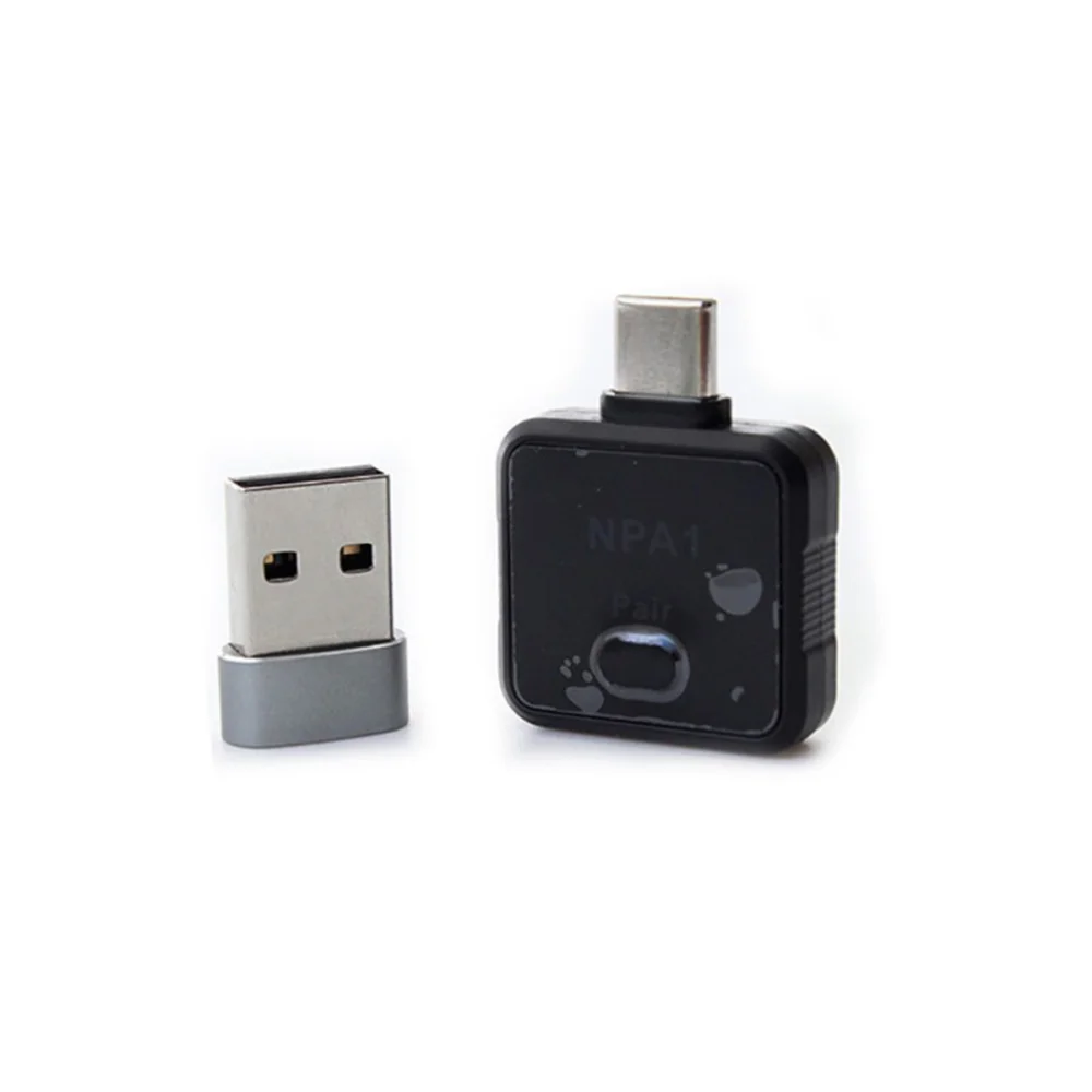 

NPA1 USB Type Wireless 4.2 Adapter Dongle Headphones Audio Transmitter for Switch for PS4 Wireless Adapter (Black)