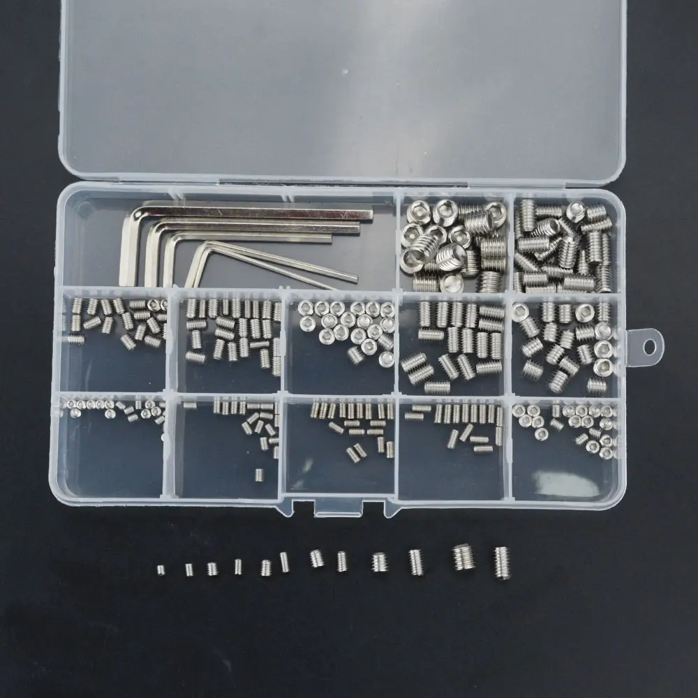 245 шт./кор. шестигранный набор насадок для шестигранных винтов с плоским концом