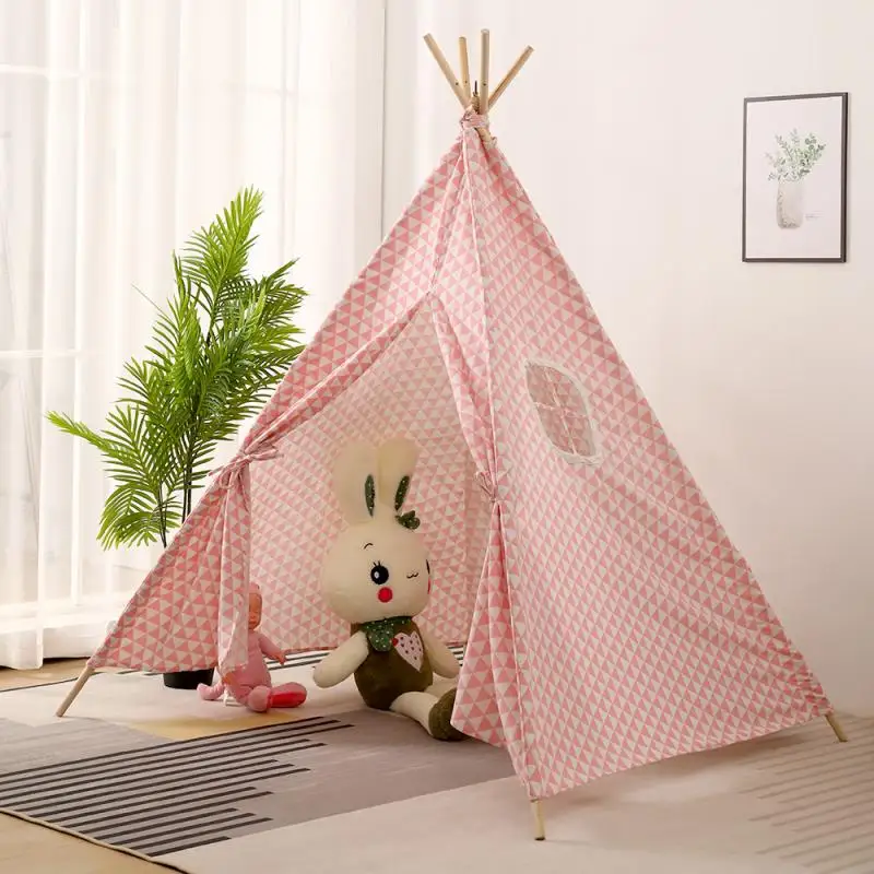 Палатки портативные для детей вигвам Замок принцессы игровой домик подарок на