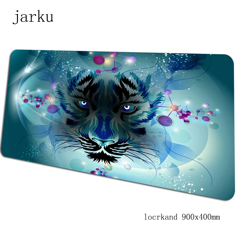 Size 900x400X3MM Кошки геймерский коврик для мыши 900x400X3 мм игровой коврик для мыши большой Леопардовый Подарочный блокнот аксессуары для ПК ноутбук Лев падмаус эргономичный коврик - Цвет: Size 900x400X3MM