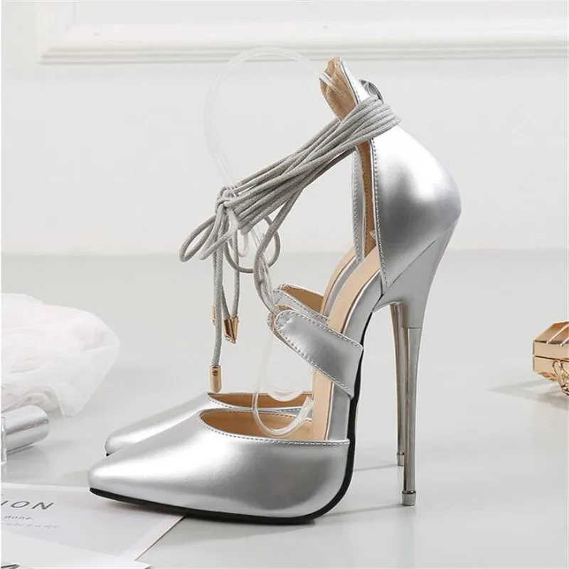 

2022 new women's sandals summer women's shoes ladies banquet 16CM stiletto women's fashion show 4-14 15 BBZAI