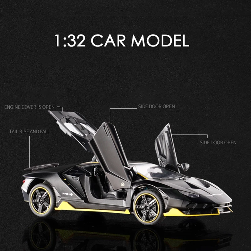 Лидер продаж модель автомобиля LP770 1:32 из сплава спортивный автомобиль литый под