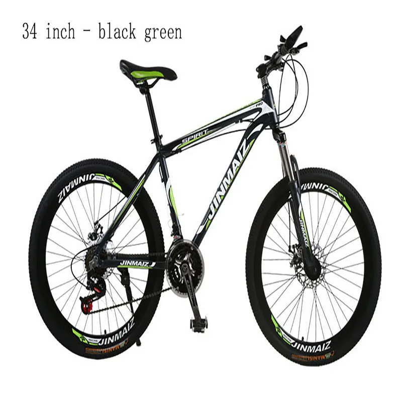 Горный велосипед с двойным дисковым тормозом 27 скоростей алюминиевый