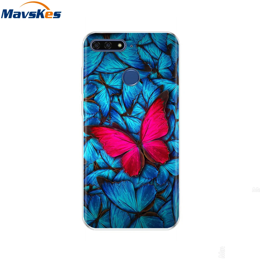 Силиконовый чехол для телефона huawei Honor 7A Pro, 5," дюймовый чехол для телефона huawei Honor 7A 5,45" 7 A DUA L22 Русская версия