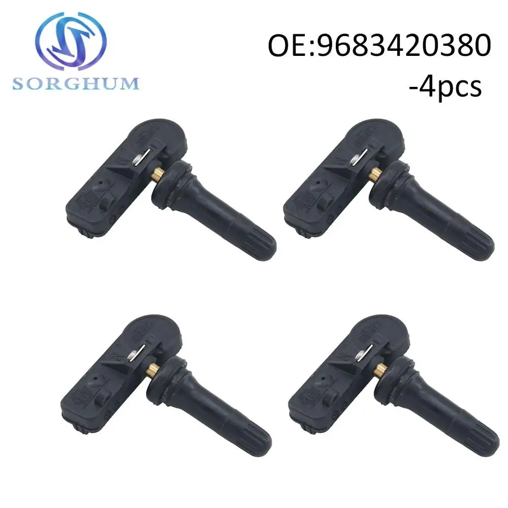 

4 шт. 9683420380 датчик давления в шинах для Peugeot Citroen Picasso C4 433 МГц