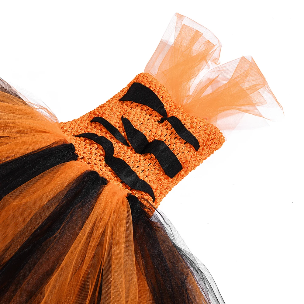 Tiger Girls Tutu Dress Outfit Zoo Animal Toddler Baby Girl Fancy Performance Birthday Party Dresses Kids Halloween Costumes Set | Детская