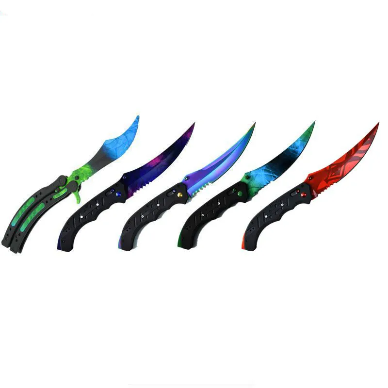 

For CS GO Karambit Knife Graphics Car Stickers Colorful Fashion Laptop SUV JDM Camper Waterproof Vinyl Decals 15CM