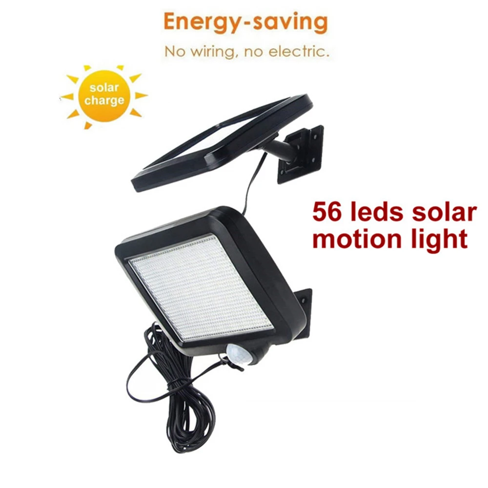 56/30 светодиодный светильник на солнечной энергии PIR датчик движения солнечный