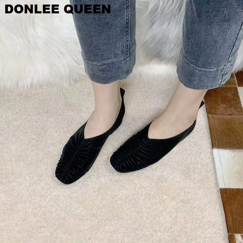 DONLEE QUEEN/Брендовая обувь на плоской подошве Женские повседневные Лоферы без