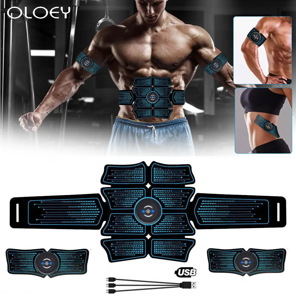 

EMS Electromagnetic Stimulation Of Muscles Hip Trainer Abdominal Belt Muscular Exercise Home Gym Fitness Equipment USB Charging