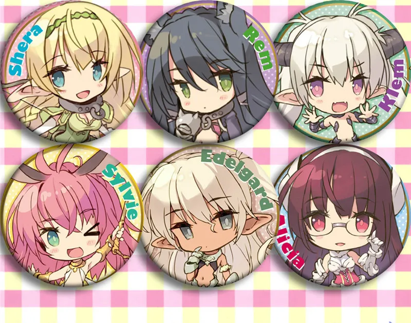 6 шт. брошь на пуговицы аниме как не Вызвать демона| |