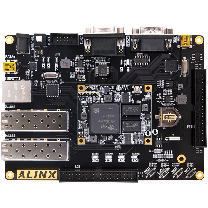 Системная плата для разработки ALINX XILINX A7 FPGA основная Artix 7 100T AX7102| |