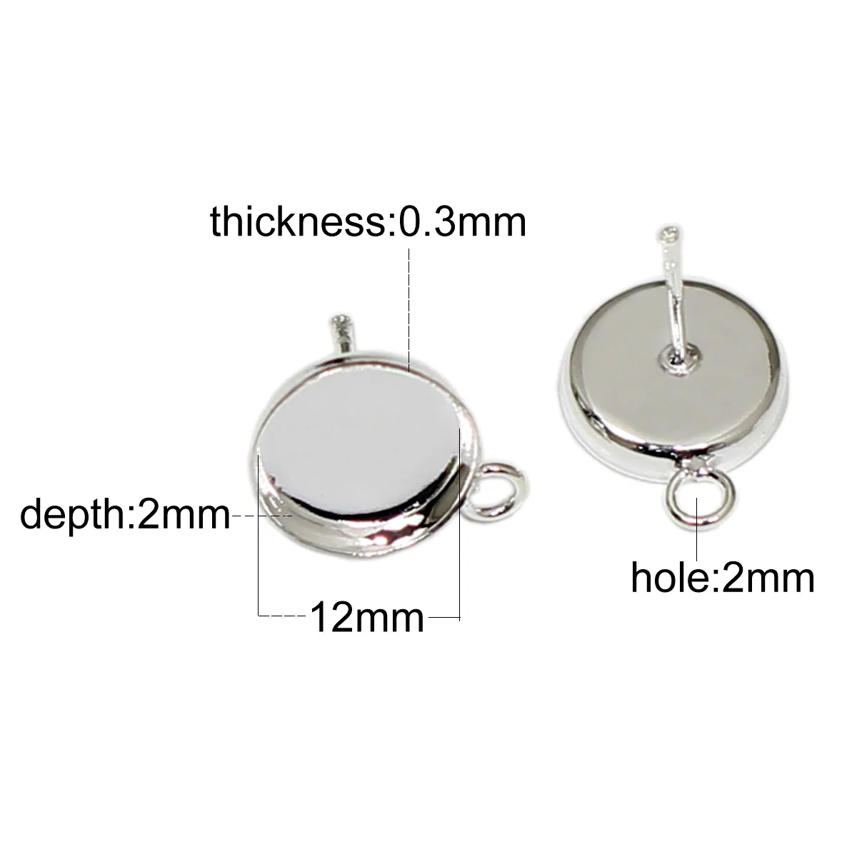 Beadsnice медный фотоэлемент с кольцом кабошон комплектующие для сережек 22787 |