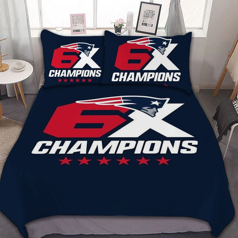 

Bedding New England Patriots US/Europe/UK Size Quilt Bed Cover Duvet Cover Pillow Case 2-3 Pieces Sets Adult Baby Children S01
