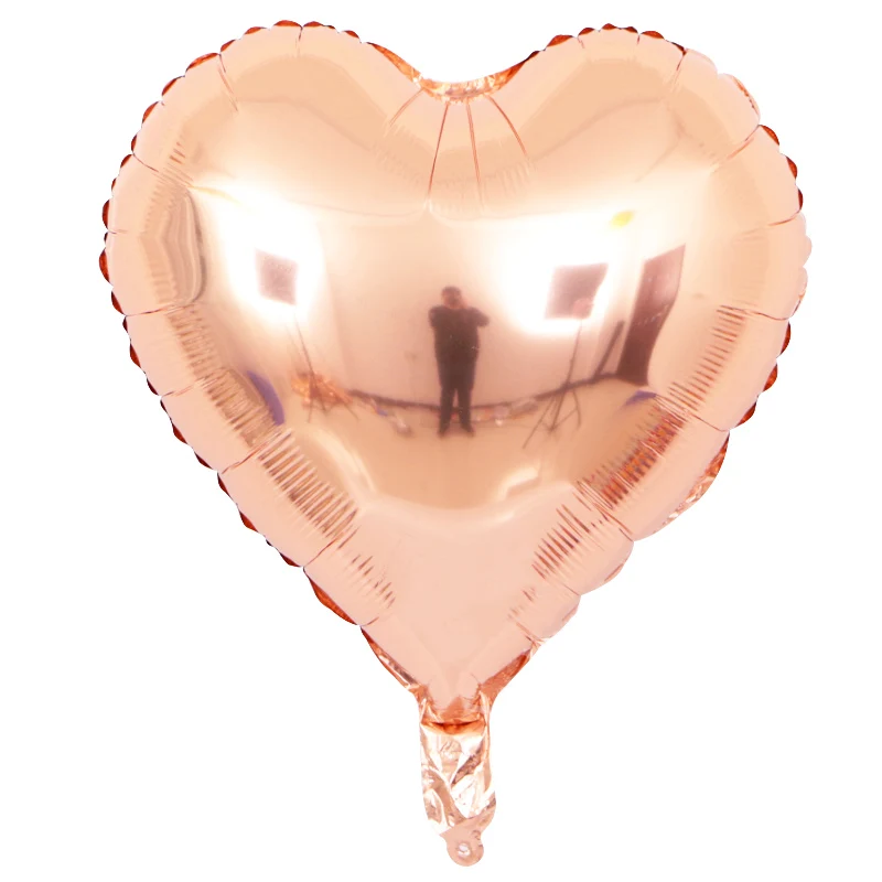 5pcs Rose Gold Balloon Bouquet Party Decorations Bachelorette Bridal Shower Baby Wedding Heart Star Balloons | Дом и сад