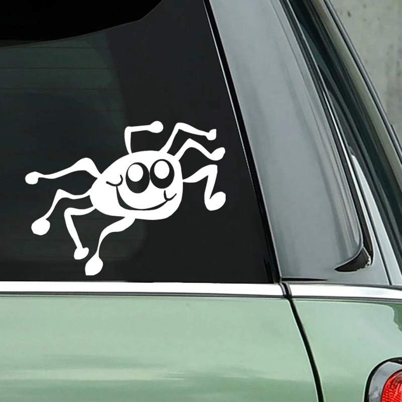 CK3282# Spider funny car sticker vinyl decal waterproof auto stickers silver/ black for bumper rear window | Автомобили и