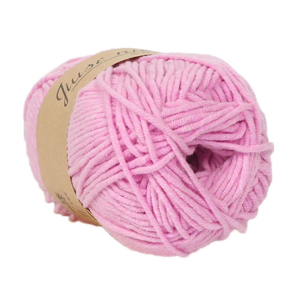 1 шт. 50 г яркая ручная вязка молочный хлопок вязанная шерсть W1224|Пряжа| |