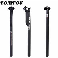 tomtou pro cycling carbon fiber seatpost mtb mountain road bike seat post bicycle parts 27 2mm 30 8mm 31 6mm