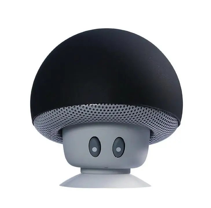 Мультфильм гриб Беспроводной bluetooth динамик водостойкая присоска Мини bluetooth динамик аудио открытый портативный кронштейн