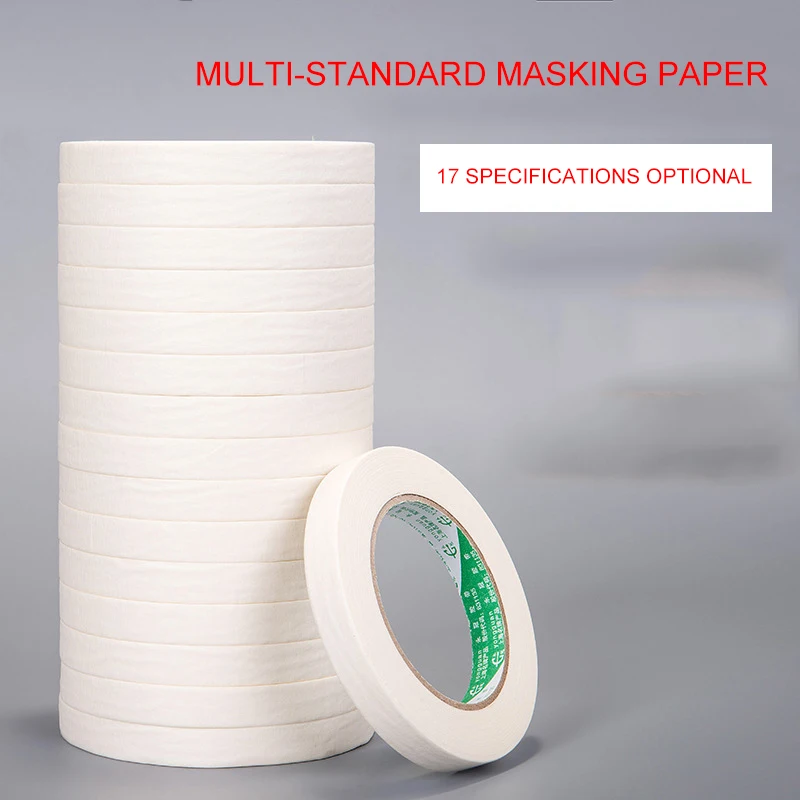 Малярная лента белый малярный скотч 50 м многофункциональная малярная