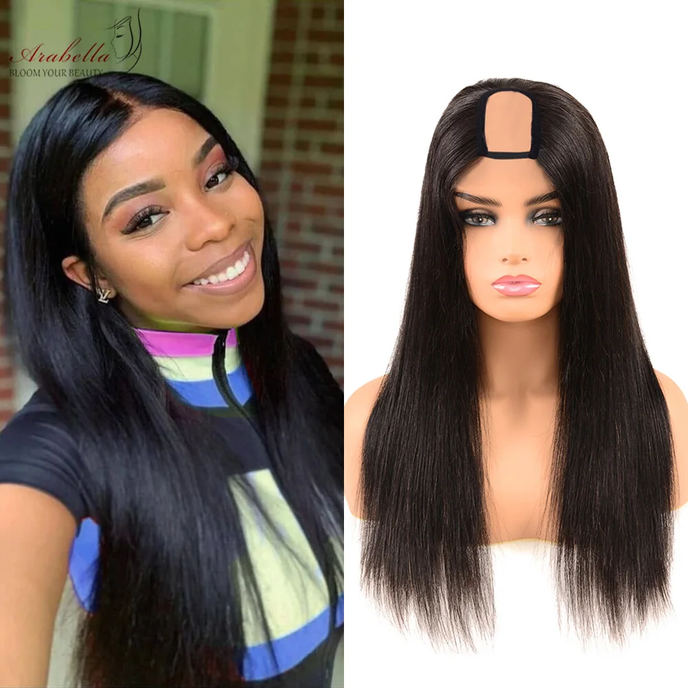 

U Part парик перуанские прямые волосы натуральный цвет 100% Remy человеческие волосы парики Арабелла человеческие волосы парики