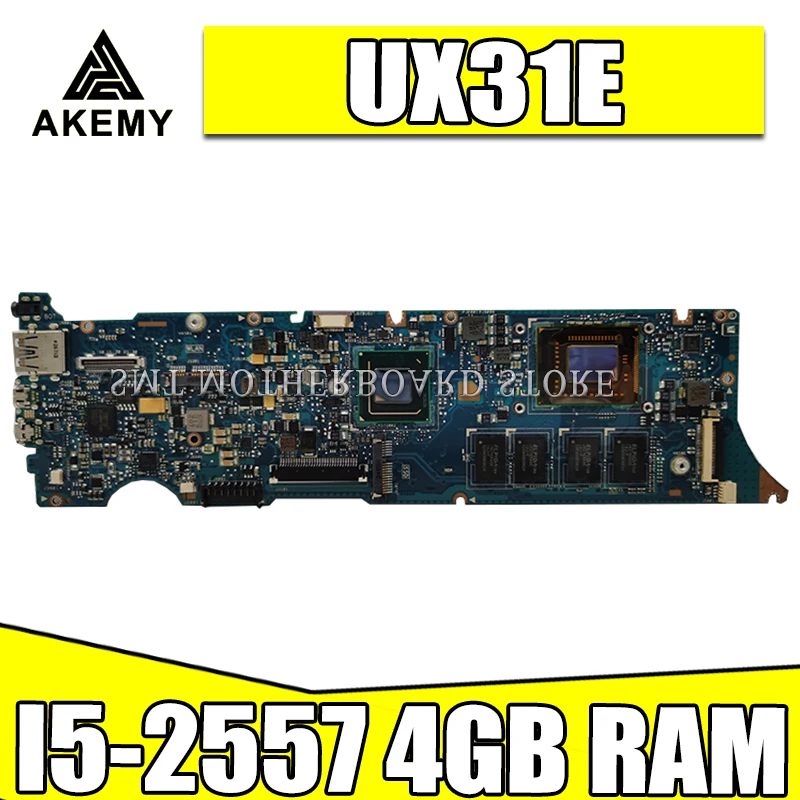 UX31E материнская плата REV: 3 2 I5 2557 4 Гб RAM для For Asus UX31Elaptop Тест 100% ok|motherboard for asus|ux31e