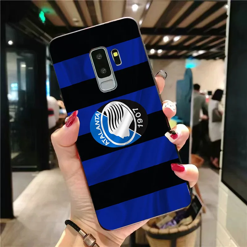 Чехол для телефона Zapata чехол Samsung Galaxy S10 S8 S9 Edge DIY черный мягкий TPU Atalanta FC A9 C10 C9 J7 Max