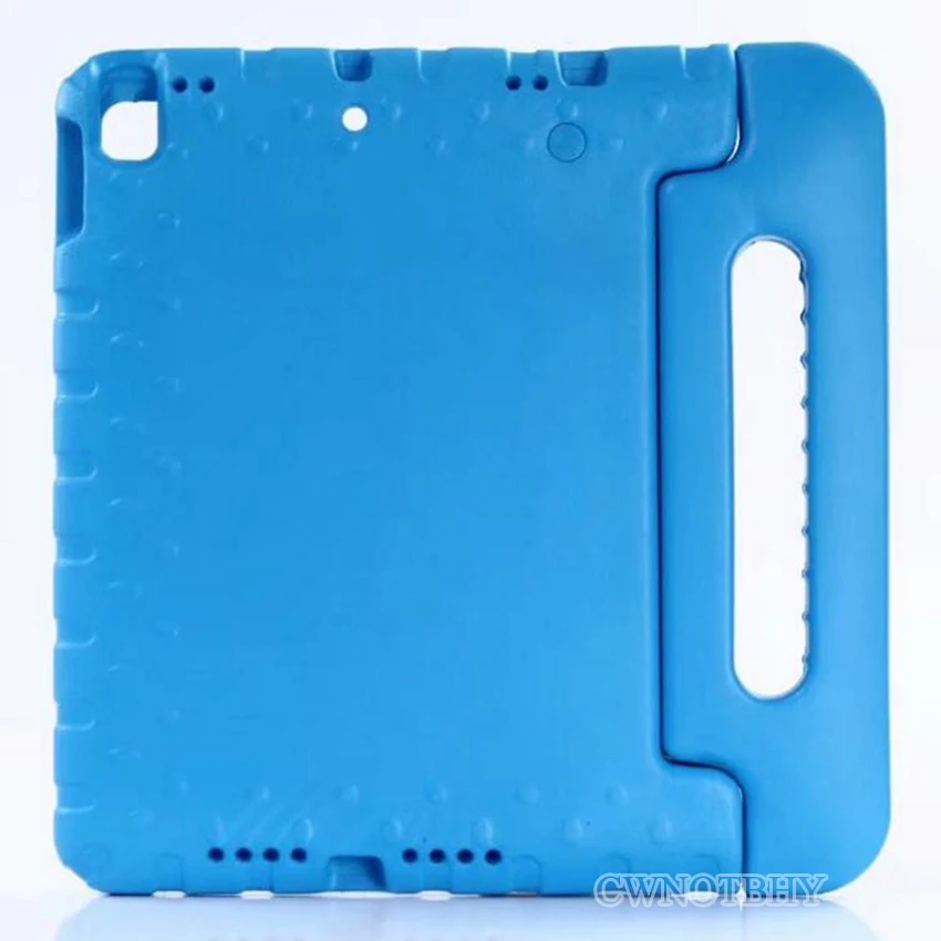 EVA Foam противоударный чехол для iPad 10,2 7th Gen /iPad air 10,5 iPad Pro 10,5 Funda Coque детская ручка подставка защитный чехол - Цвет: Синий