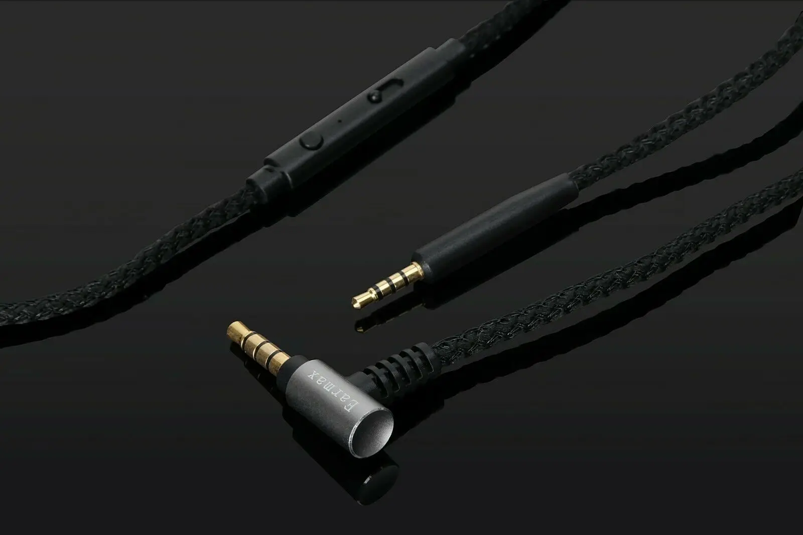 

Silver Plated Replacement Audio Cable Mic Remote For Audio Technica ATH-ANC900BT ANC700BT ANC27 ANC27X ANC700BT headphones