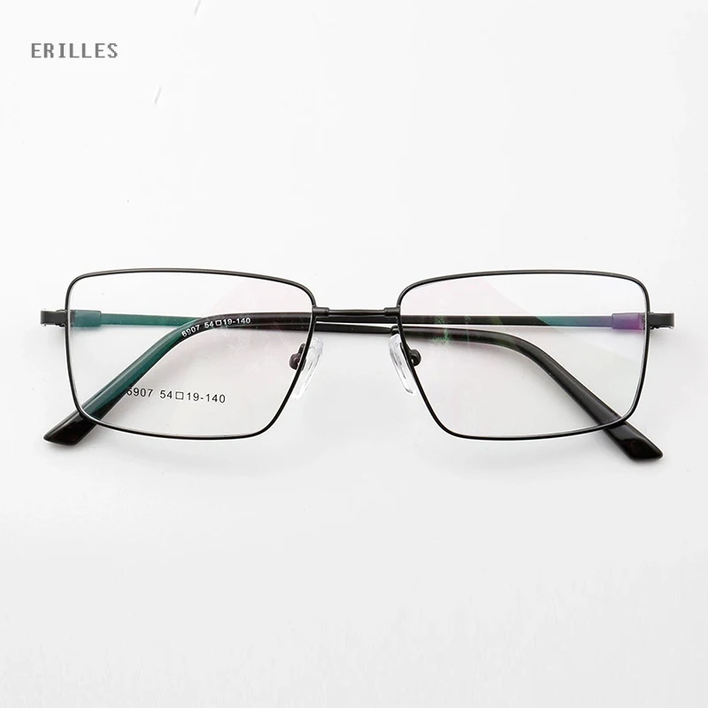 

Supermemory Metal Glasses Frames Men Square Prescription Reading Eyeglasses Frame Male 2021 New Full Optical Korean Eyewear