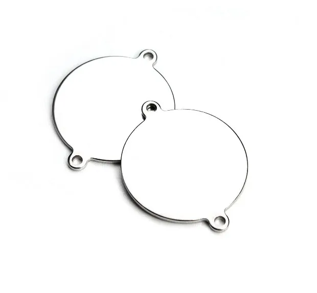 

10pcs/lot 19.5mm Round Connector Metal Alloy Pendant For DIY bracelet Jewelry Making fg4d