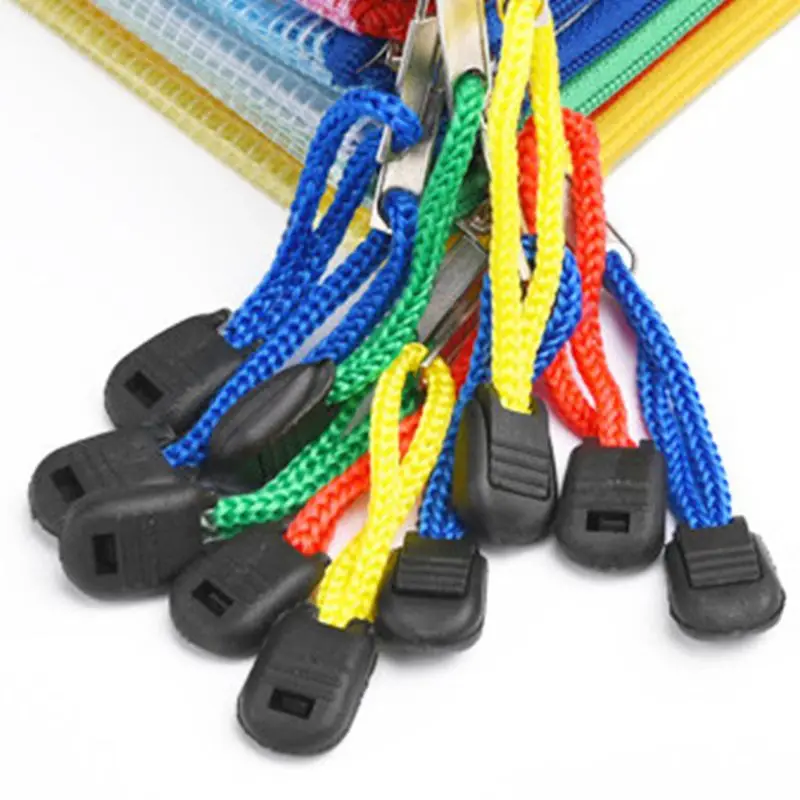 

A4 Size Mesh Document File Bags Storage Pouch with Zipper for Cosmetics Offices C90F