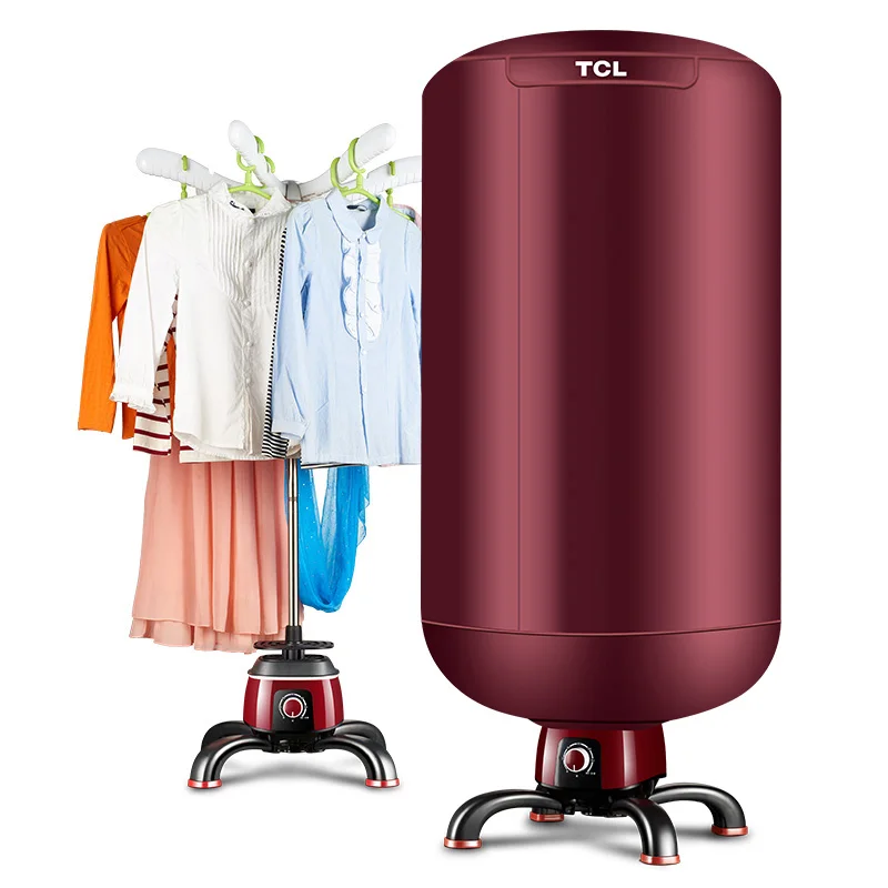 family round  Freestanding Clothes Drying Machine  Electric  Stainless Steel  PTC dry clothes machine freeshipping