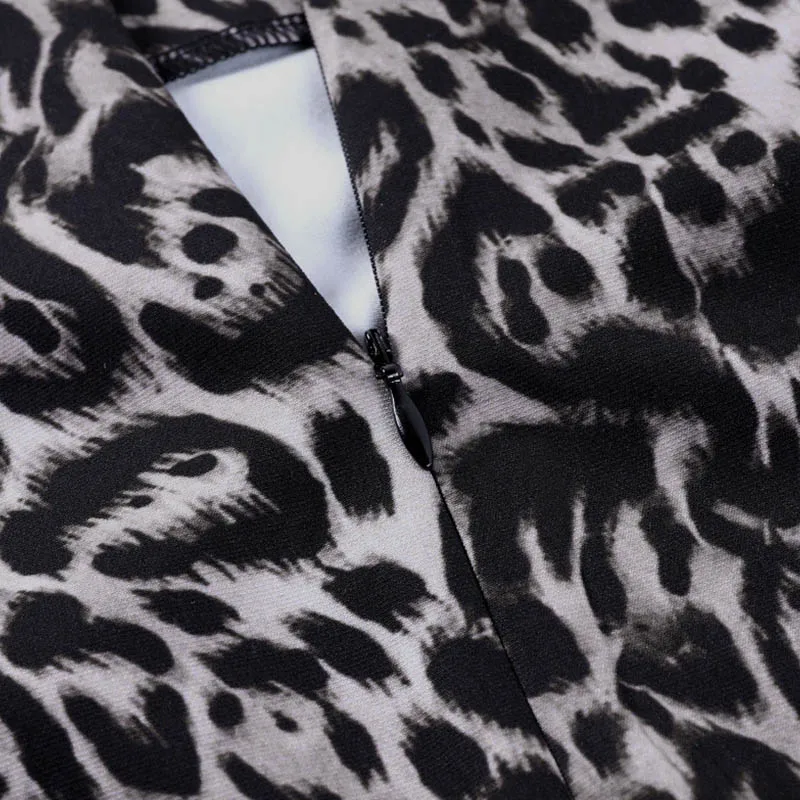 

Tight Leopard printing Split fork Short skirts Woman's Sexy High waist skirts woman Simplicity Harajuku skirt women summer 2021