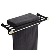 black gold bathroom accessories set soild brass towelpaper rackring toilet brush holder robe hook bath hardware new arrival