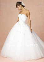dresses free shipping 2016 hot seller good white wedding dress bridal ball gown bridesmaid or debutante dress petticoat new