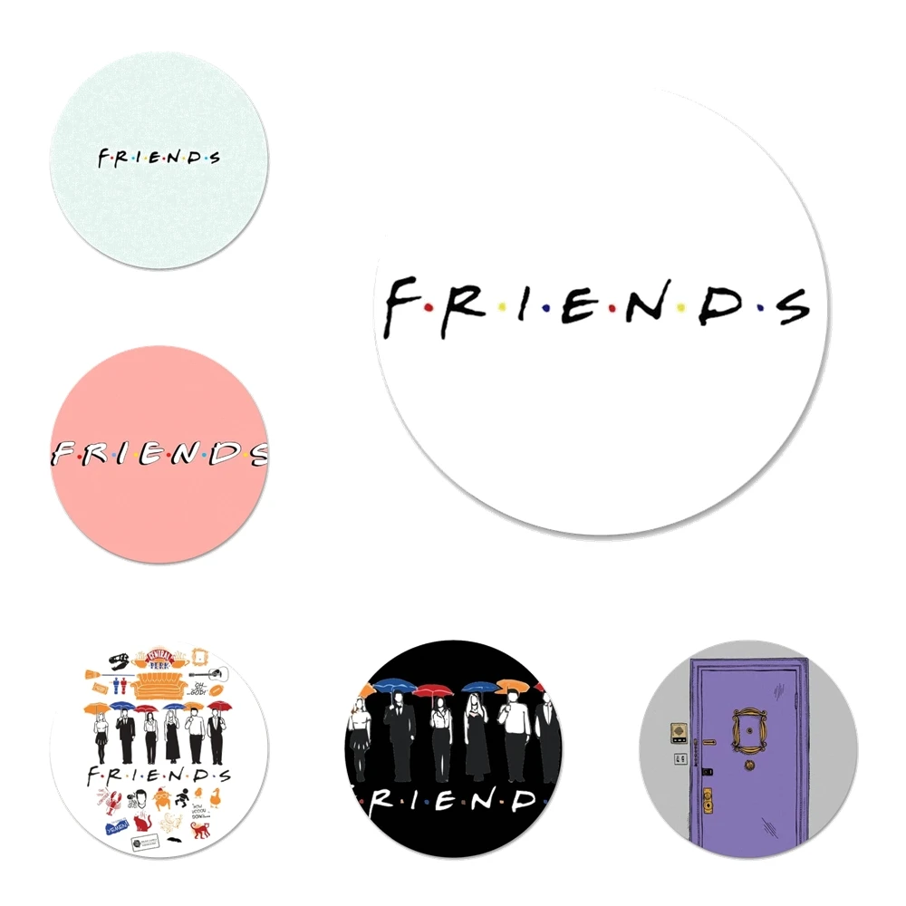 

tv friends Badge Brooch Pin Accessories For Clothes Backpack Decoration gift 58mm