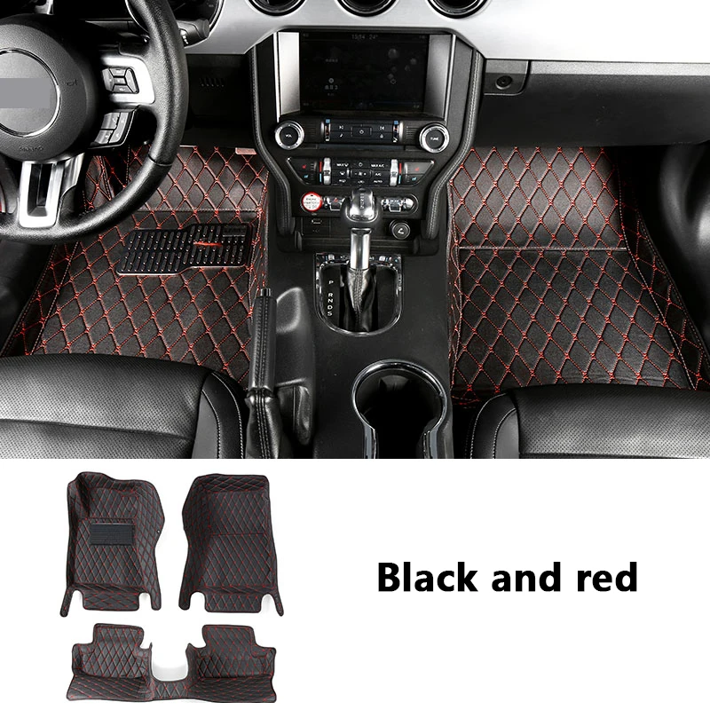 

car floor mat Surrounded Foot pad For Ford Mustang Interior accessories decoration
