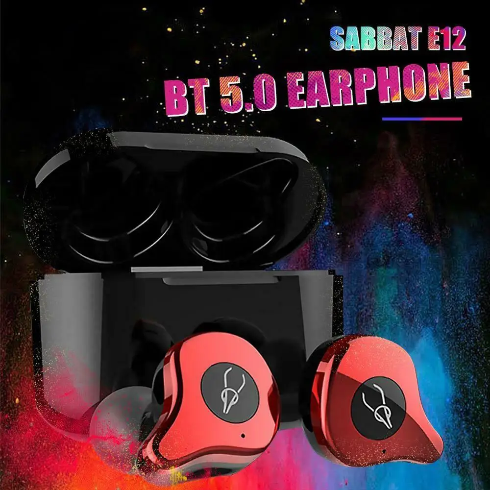 Original Sabbat E12 Ultra/E12/X12 Pro TWS Wireless Bluetooth5.0 Earphone Sport HiFi In-Ear Stereo Earbud Noise Reduction Headset |
