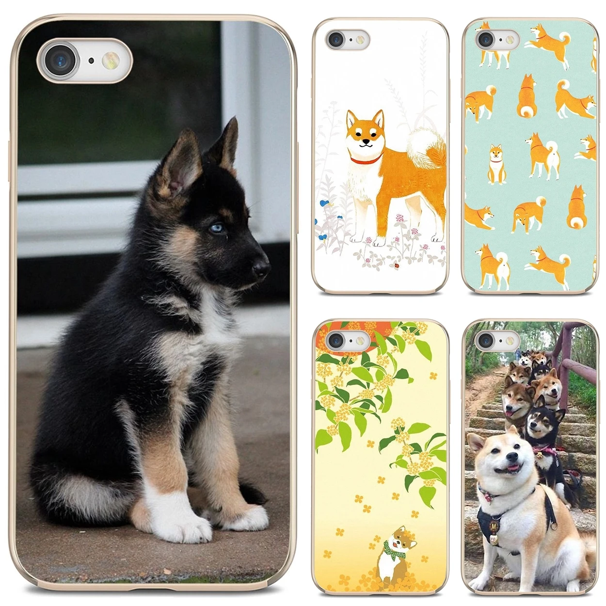 

Soft Cases For iPhone 10 11 12 13 Mini Pro 4S 5S SE 5C 6 6S 7 8 X XR XS Plus Max 2020 Baby shiba inu dog