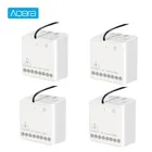 Блок управления Aqara zigbee, двухканальный модуль двухстороннего управления, выключатель света, дистанционное управление, Wi-Fi, управление через приложение